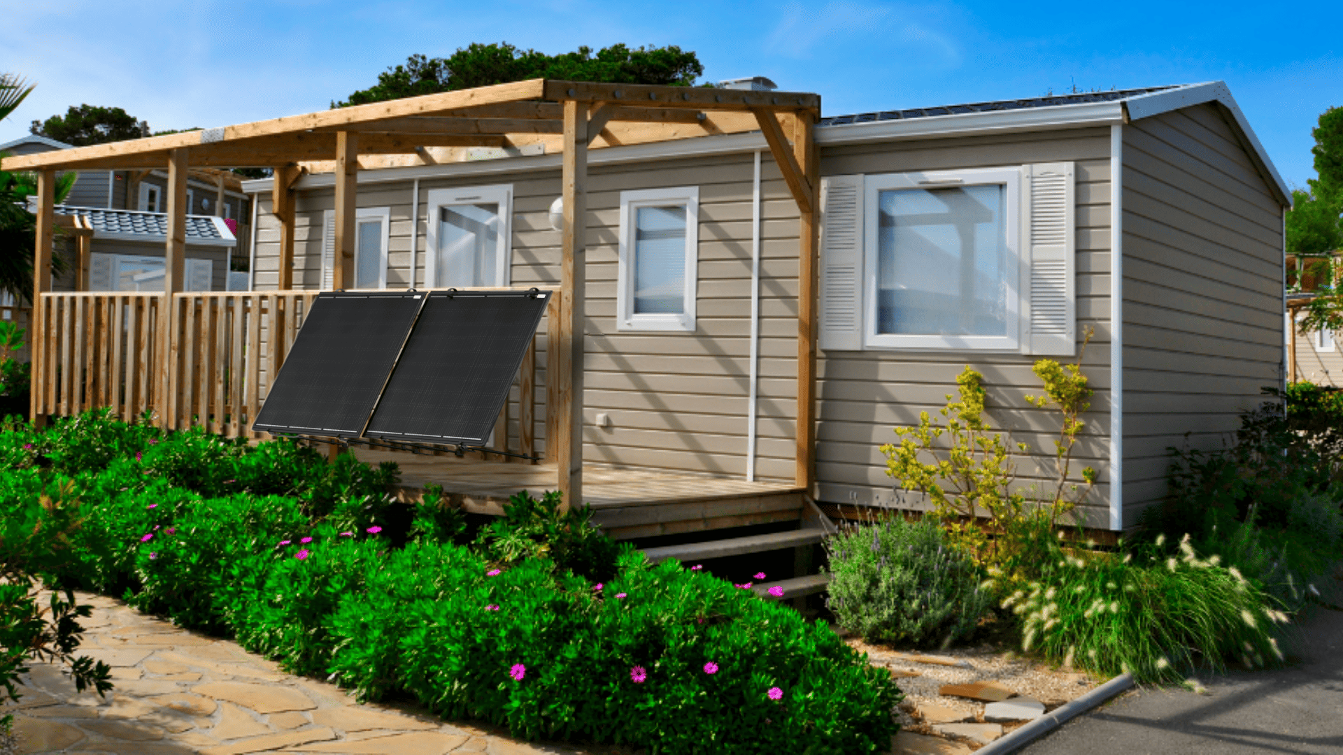 panneaux solaires pour mobil home et bungalow